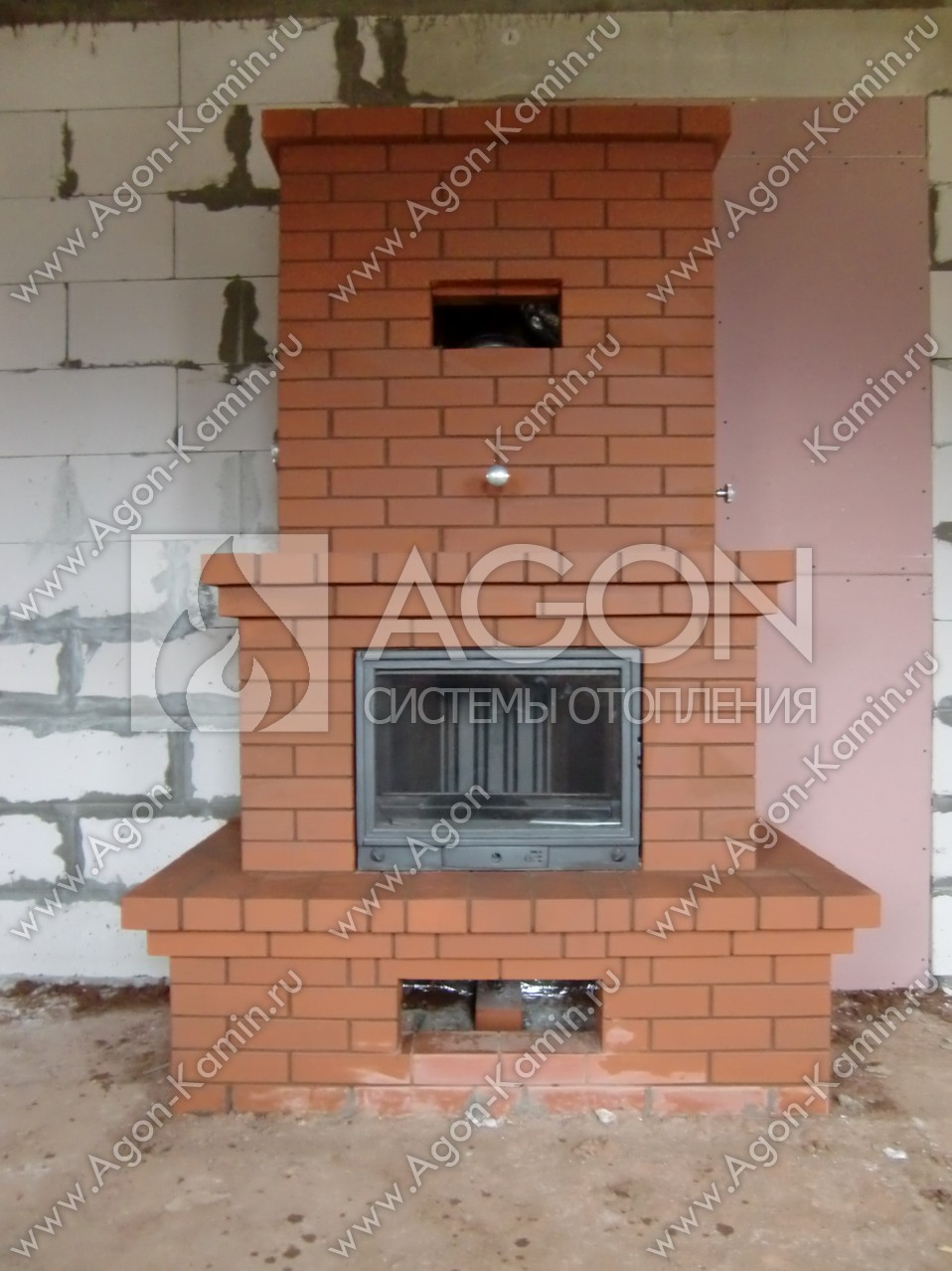 Монтаж печей и дымоходов, установка дымохода на печь-камин